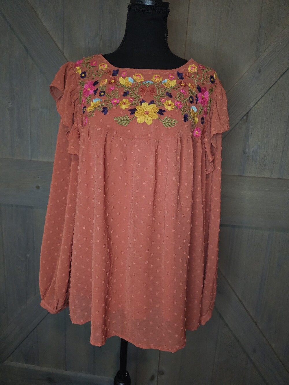 Jodifl Floral Blouse sz Large